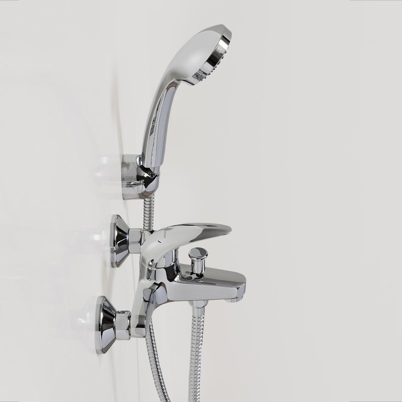 Смеситель для ванны с душем Wasserkraft Isen 2601