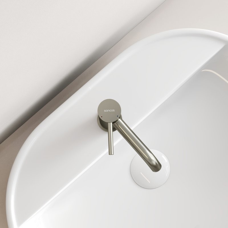 Смеситель для раковины Sancos Etna SC9001BN брашированный никель