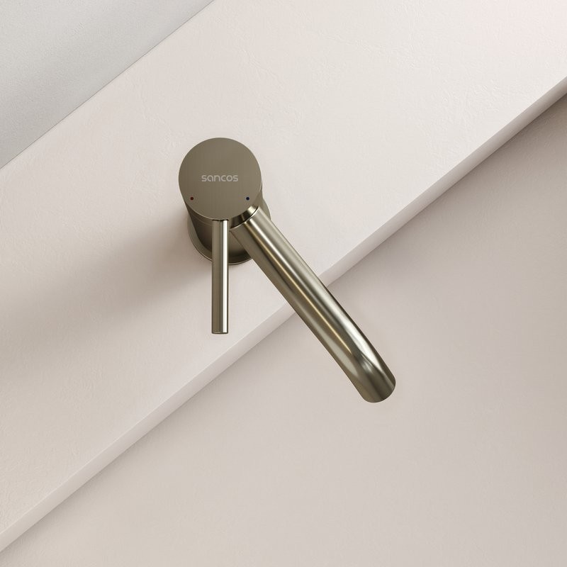 Смеситель для раковины Sancos Etna SC9001BN брашированный никель