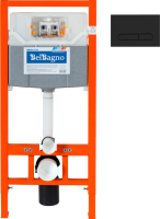 Инсталляция Инсталляция BelBagno BB001-120 + Кнопка Prospero BB007-PR-NERO.M черный матовый
