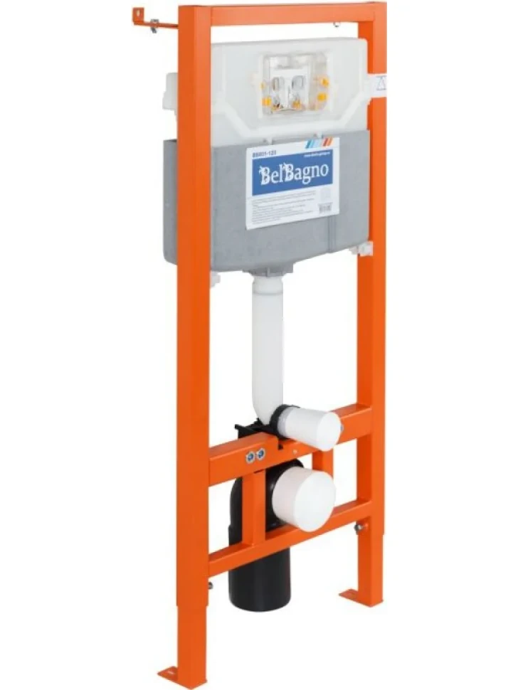 Инсталляция Инсталляция BelBagno BB001-120 + Кнопка Prospero BB007-PR-NERO.M черный матовый