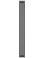 Полотенцесушитель электрический Сунержа Терция 4.0 31-0884-1506 150x15 см, подключение слева, скрытое подключение слева, матовый черный, I-образный