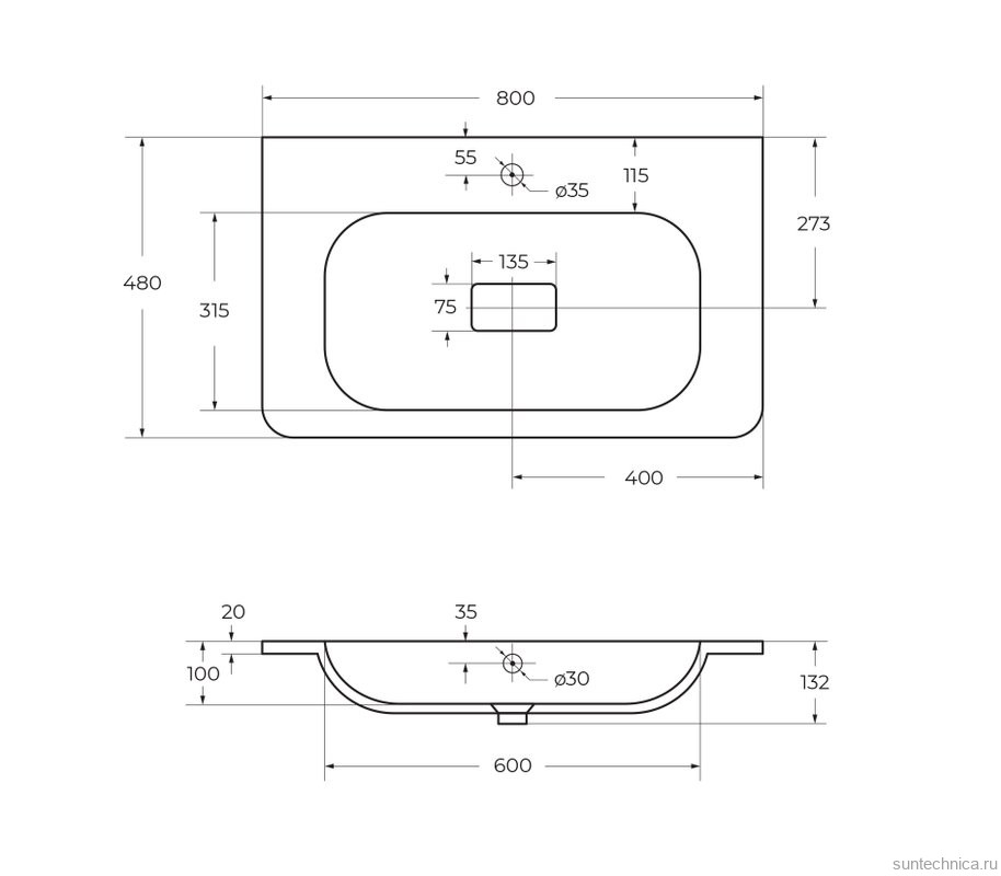 Мебель для ванной комнаты Cezares Relax 80 брашированное золото, раковина Cezares CZR-800/480-LV-MR-NV