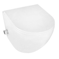 Унитаз подвесной AZARIO Grado AZ-046E-NR безободковый, с микролифтом, с биде