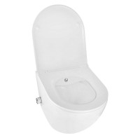 Унитаз подвесной AZARIO Grado AZ-046E-NR безободковый, с микролифтом, с биде