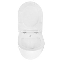 Унитаз подвесной AZARIO Grado AZ-046E-NR безободковый, с микролифтом, с биде