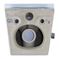 Унитаз подвесной AZARIO Grado AZ-046E-NR безободковый, с микролифтом, с биде