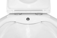 Унитаз подвесной AZARIO Grado AZ-046E-NR безободковый, с микролифтом, с биде