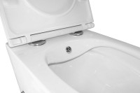 Унитаз подвесной AZARIO Grado AZ-046E-NR безободковый, с микролифтом, с биде