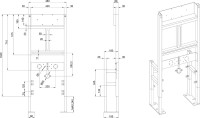 Система инсталляции для писсуаров Creavit GPM600.00