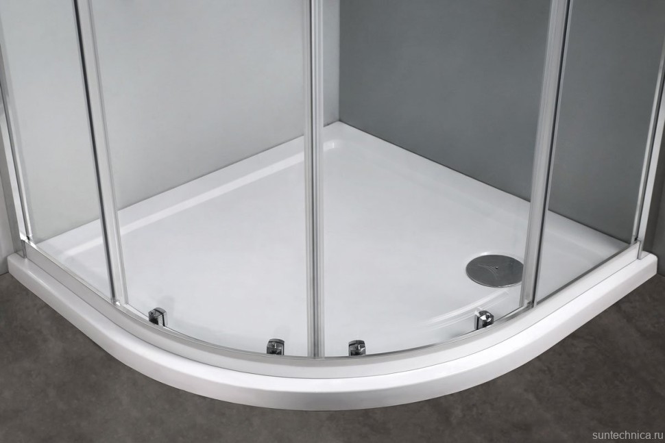 Душевой уголок Vincea Scala VSQ-2SC900CL 90x90, профиль хром, стекло прозрачное