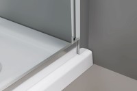 Душевой уголок Vincea Scala VSQ-2SC900CL 90x90, профиль хром, стекло прозрачное