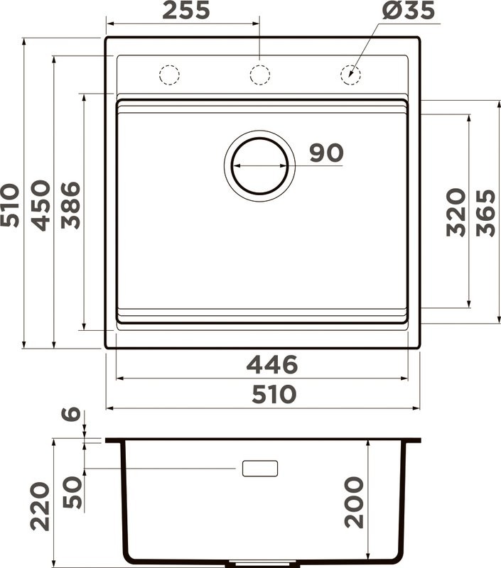 Мойка кухонная Omoikiri Kitagawa 51-WG wind green