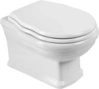 Унитаз подвесной BelBagno Boheme BB115CH безободковый, крышка BB115SC с микролифтом