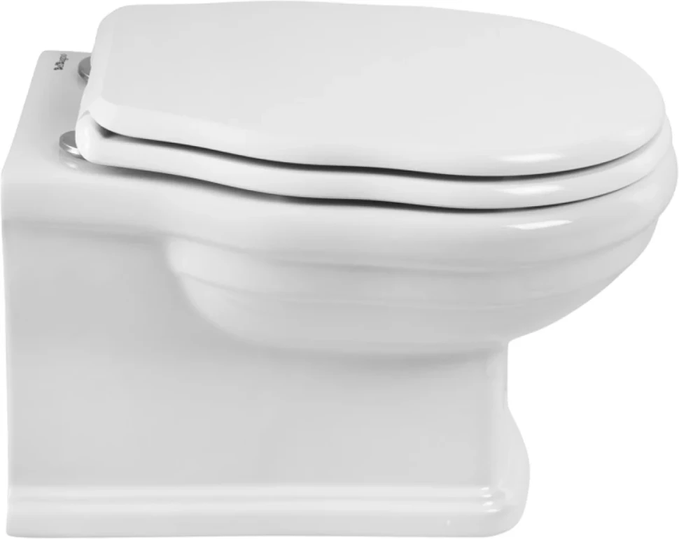 Унитаз подвесной BelBagno Boheme BB115CH безободковый, крышка BB115SC с микролифтом