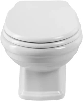 Унитаз подвесной BelBagno Boheme BB115CH безободковый, крышка BB115SC с микролифтом