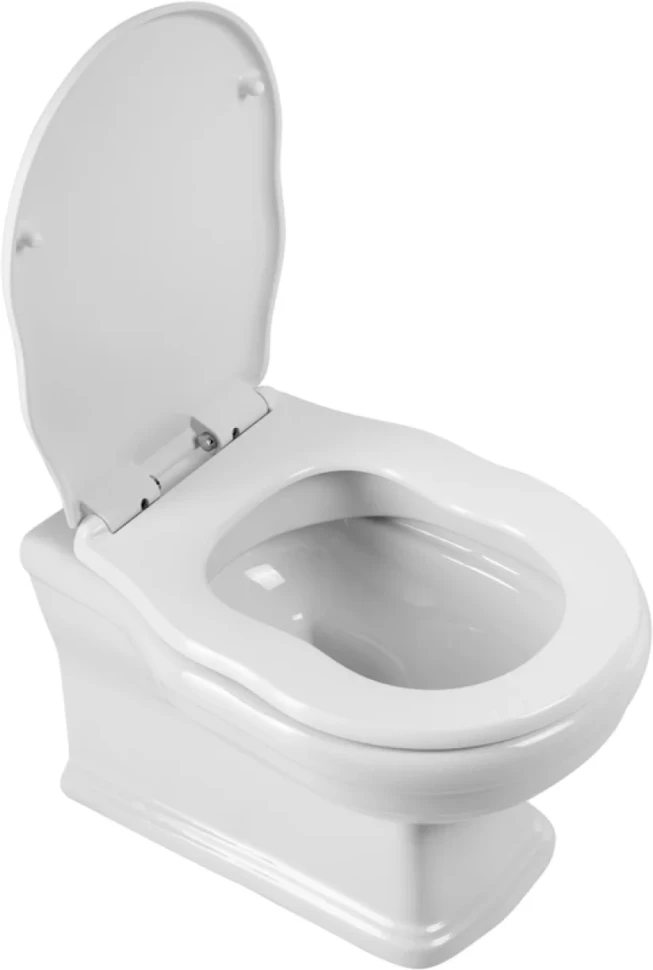 Унитаз подвесной BelBagno Boheme BB115CH безободковый, крышка BB115SC с микролифтом