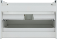 Тумба с раковиной Aquanet Нота new 90 подвесная, белая глянцевая