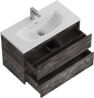 Тумба с раковиной BelBagno Kraft 39 80 pino pasadena, раковина BB-8099-3-80