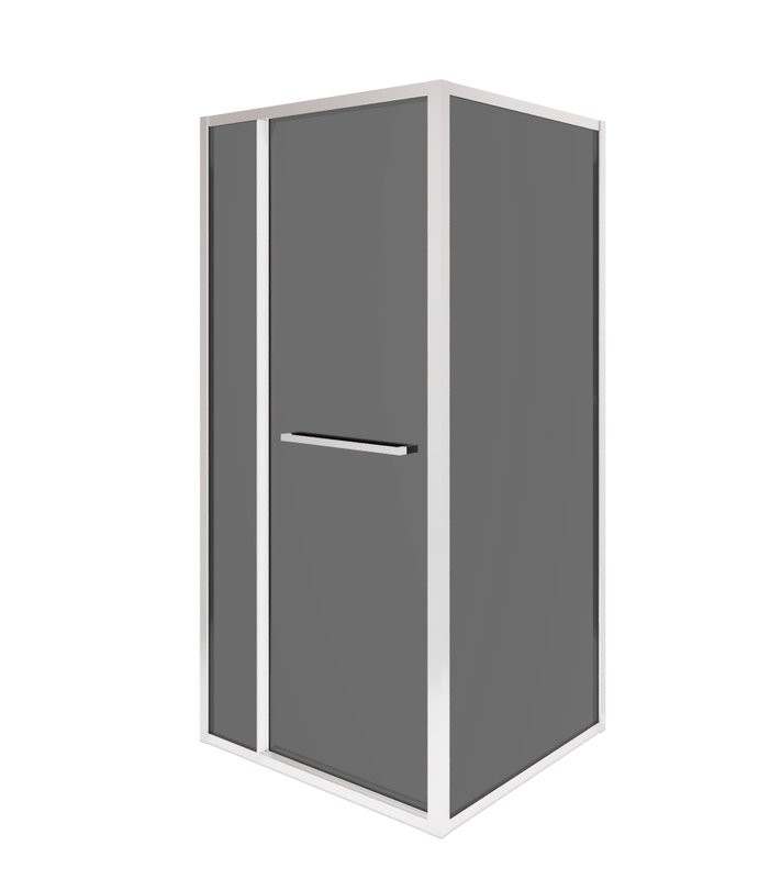 Душевой уголок RGW Leipzig LE-45 120х90 см, профиль хром, стекло серое