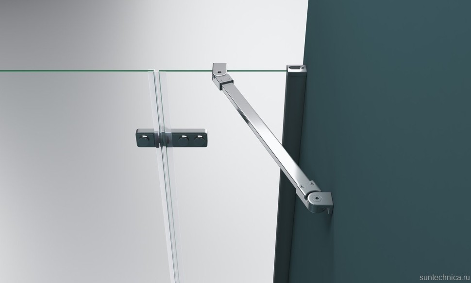 Душевая дверь в нишу BelBagno Kraft B-12-60/60-C-Cr R