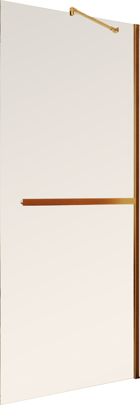 Душевая перегородка Maybahglass MGD-1459-2ш 99 см, профиль бронза, стекло бронза