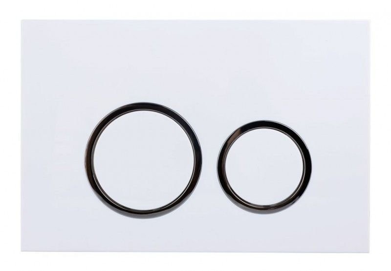 Комплект 3 в 1 Унитаз подвесной Esbano Azalea ESUPAZALB + Инсталляция Fram + Кнопка ESINKRG11GW цвет глянцевый белый