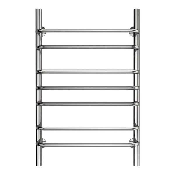 Полотенцесушитель Azario FERRARA 500/800 водяной 7 пер. (1"-1/2" Полированный)
