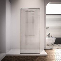 Душевая перегородка Veconi Korato KR90F-100-08-C4 100 см, профиль хром, стекло рифленое осветленное