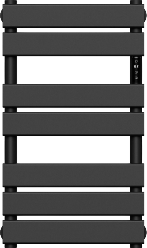 Полотенцесушитель электрический Bauedge Spectrum AF0004 40x70, черный матовый