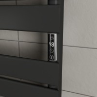 Полотенцесушитель электрический Bauedge Spectrum AF0004 40x70, черный матовый