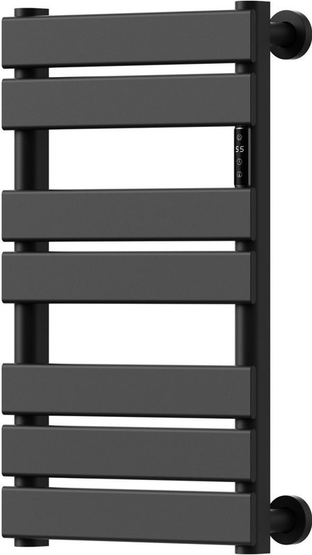 Полотенцесушитель электрический Bauedge Spectrum AF0004 40x70, черный матовый