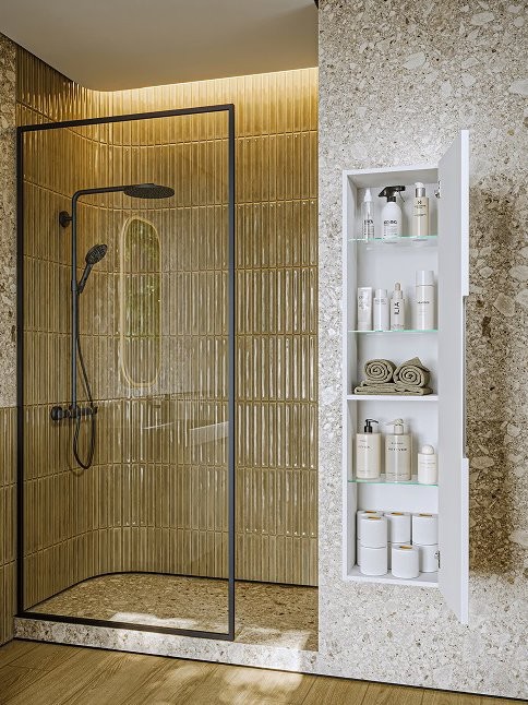 Шкаф-пенал для ванной Aqwella Vancouver 35 L/R матовый белый