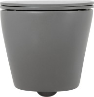 Унитаз подвесной BelBagno Colorato BB062CHR-GR безободковый, с микролифтом, матовый серый