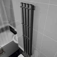 Полотенцесушитель электрический Altasan АргоЛюксПроф 120х21 графит