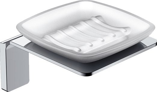 Мыльница IDDIS Slide SLISCG0i42 матовое стекло, хром