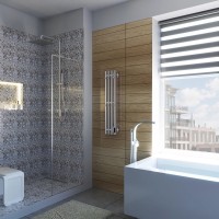Полотенцесушитель электрический Grota Corsa K NM EL 18х90, с крючками, матовый хром