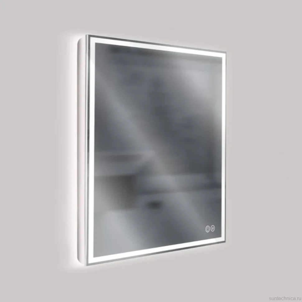 Зеркало Vincea VLM-3VN8008-2 80x80, с подсветкой и антизапотевателем