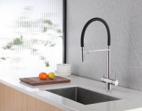 Смеситель для кухни Abber Wasser Kreis AF81141 с гибким изливом, хром
