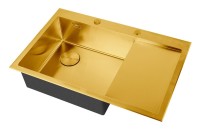 Кухонная мойка ZorG LUX 7851-L BRONZE