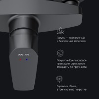 Смеситель для душа AM.PM Gem F90A20022 черный Смеситель для душа AM.PM Gem F90A20022 черный