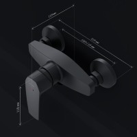 Смеситель для душа AM.PM Gem F90A20022 черный Смеситель для душа AM.PM Gem F90A20022 черный