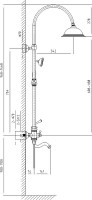 Душевая стойка Timo Adelia SX-6010/00 хром