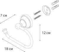 Держатель туалетной бумаги Fixsen Bogema FX-78510A