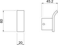 Крючок Allen Brau Infinity 6.21001-31 черный Крючок Allen Brau Infinity 6.21001-31 черный