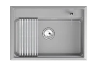 Мойка кухонная Granula Kitchen Space 7301i алюминиум Мойка кухонная Granula Kitchen Space 7301i алюминиум