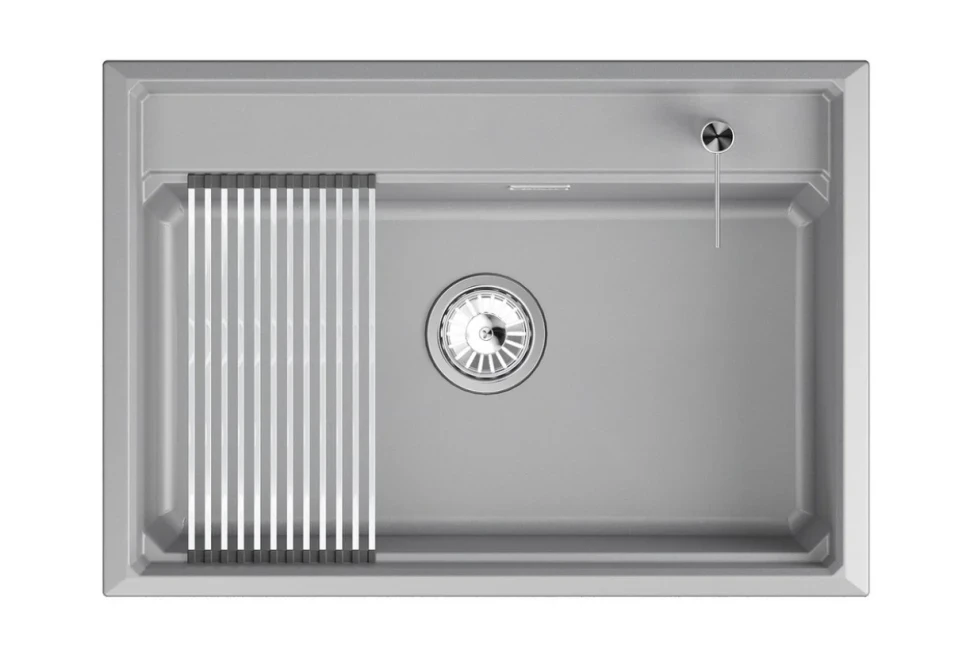 Мойка кухонная Granula Kitchen Space 7301i алюминиум
