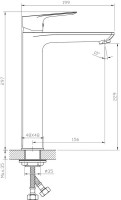 Смеситель для раковины Rossinka RS27 RS27-14