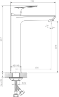 Смеситель для раковины Rossinka RS27 RS27-14 Смеситель для раковины Rossinka RS27 RS27-14