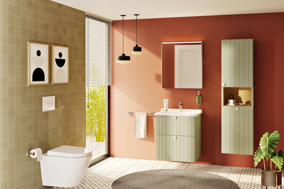 Зеркало-шкаф VitrA Core R 60 с подсветкой, антрацит